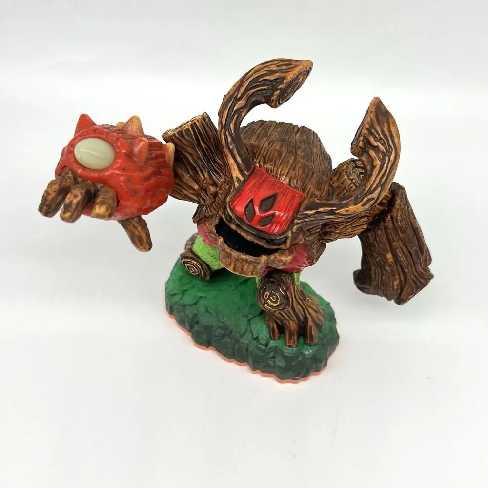 Skylanders GIANTS Tree Rex 2012 Activision 4” Figure with Orange Base - Tested